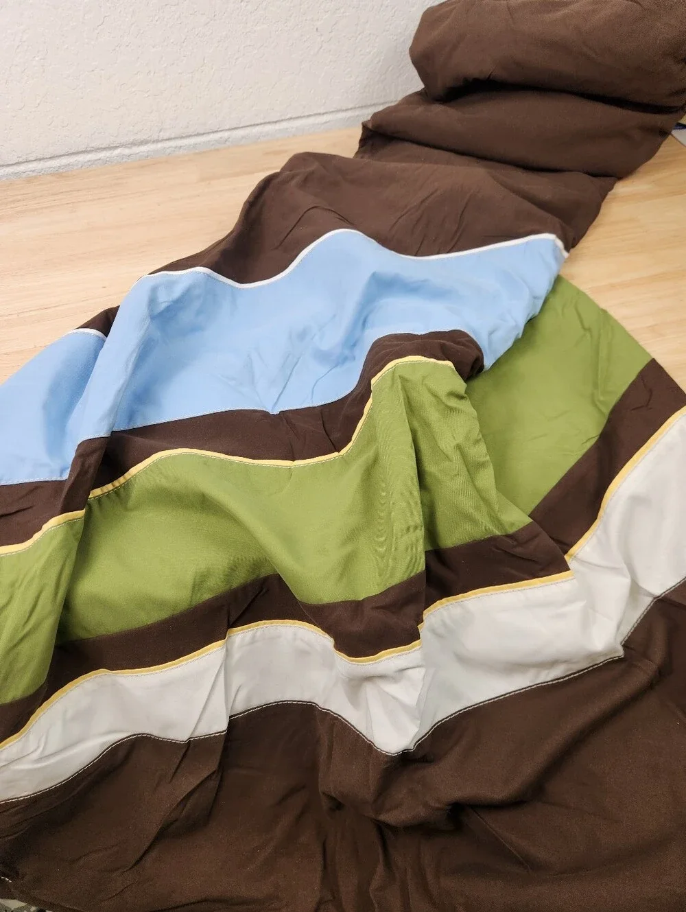 Pottery Barn Teen Boarder Duvet Cover Sz F/Q Explore Adventure NOS Surfing
